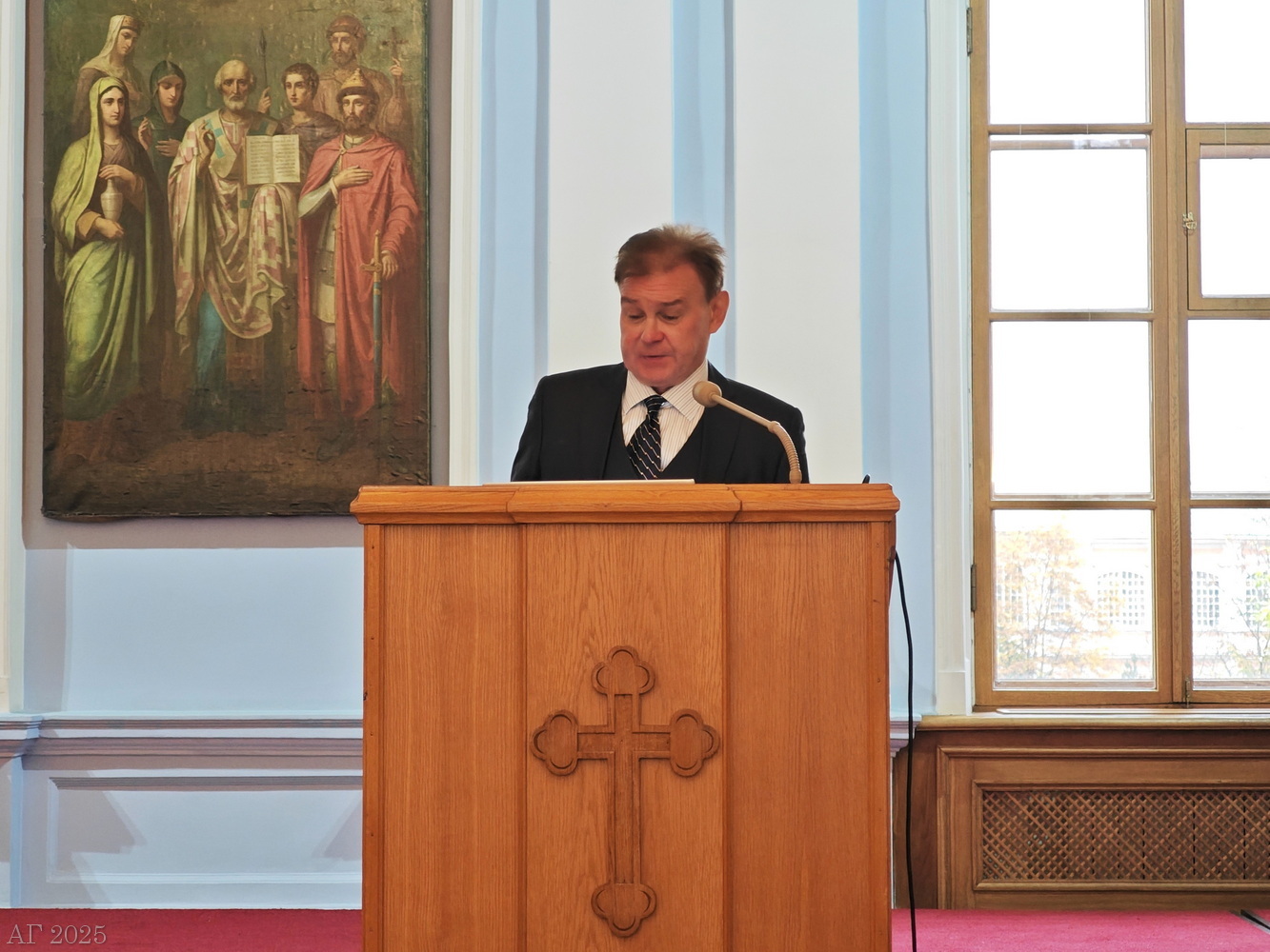 Профессор С.Л. Фирсов. Пленарная часть. II Международная научно-практическая конференция «Дискурсы и практики традиции», СПб., 24.10.2025