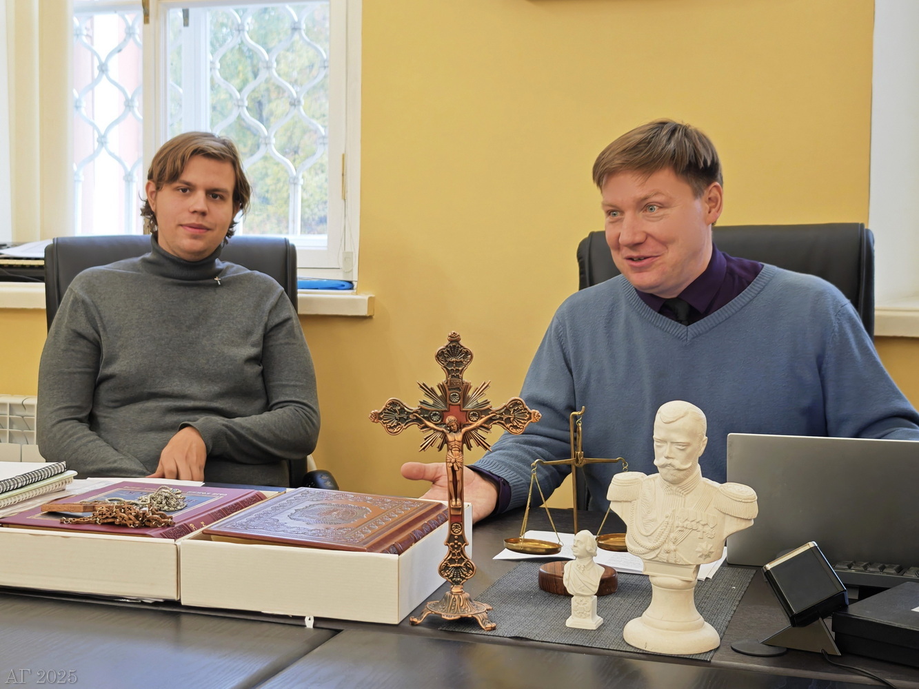 Денис Голосов и А.В. Гайдуков. Студенческая секция. II Международная научно-практическая конференция «Дискурсы и практики традиции», СПб., 24.10.2025